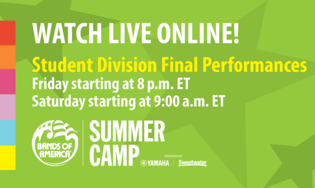 Watch Live Online: End of Camp Week Student Performances